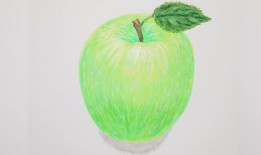 油画棒入门教程黄紫色